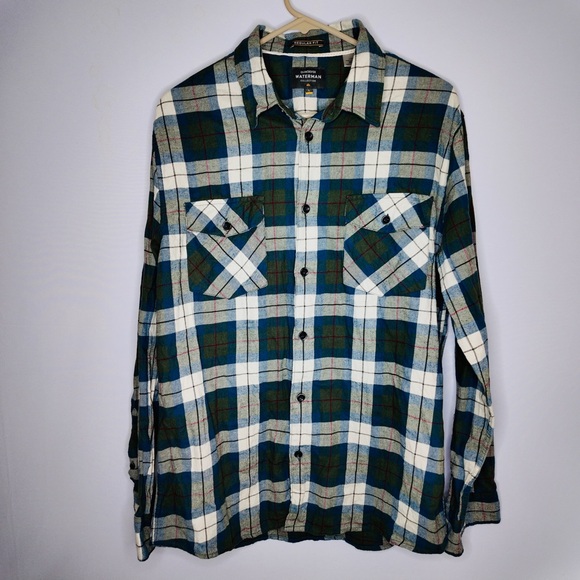 Quicksilver Waterman Collection Flannel Shirt - Picture 2 of 5